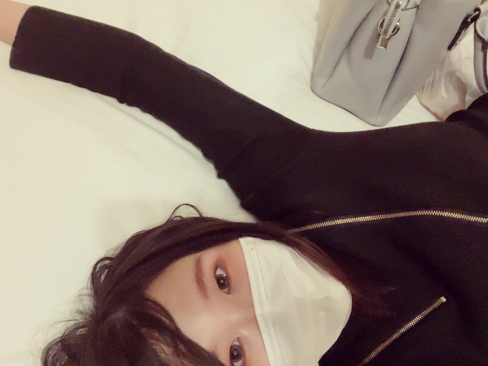 「初日無事に😚」